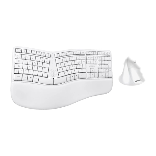 Miniatura 5 de Teclado Inalámbrico Acteck Creator Virtuos Fitt MK770 Español, Tamaño completo (100%), 10 m, Teclado numérico, Blanco