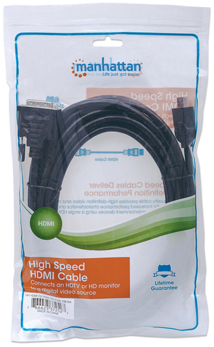Miniatura 2 de Cable VGA Manhattan Cable para monitor SVGA 7.5 m, Macho, Macho, Negro