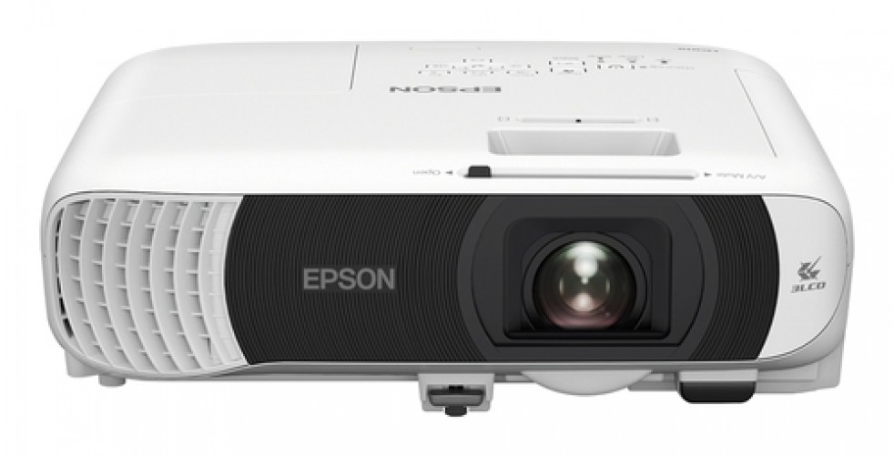 Proyector Epson PowerLite FH54+ 3LCD, 4100 lúmenes ANSI, 1080p (1920x1080), bocinas, Blanco