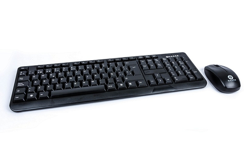 Teclado Inalámbrico Naceb Technology NA-426 Tamaño completo (100%), 10 m, Teclado numérico, Negro