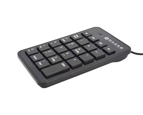 Teclado numérico Naceb Technology NA-0104 USB, 23 teclas, Negro