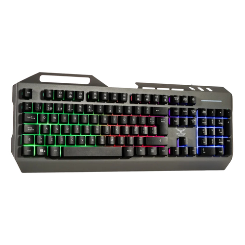 Miniatura 3 de Teclado Naceb Technology NA-0966 Alámbrico, USB, Interruptor de membrana, Plata