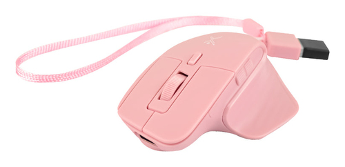 Miniatura 5 de Mouse Perfect Choice PC-045281 Óptico, 4 Botones, 1600 DPI, RF inalámbrico + bluetooth, 10 m, Rosa