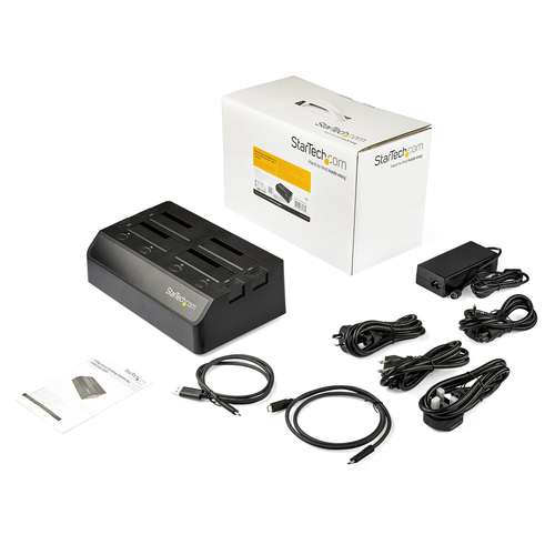 Miniatura 2 de Docking Station StarTech.com Base de Acoplamiento USB 3.1 de 4 Bahías SATA - Docking Station USB de Discos Duros o SSD SATA III de 2.5/3.5" - de Intercambio en Caliente - Carga Superior, Unidad de disco duro, SSD, SATA, Serial ATA II, Serial ATA III, 2.5,3.5", 10 TB, USB 3.2 Gen