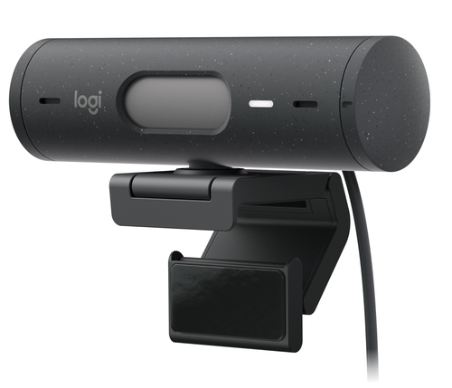 Miniatura 5 de Cámara web Logitech Brio 500 4 MP, 1920 x 1080 Pixeles, 60 fps, Micrófono, USB, Grafito