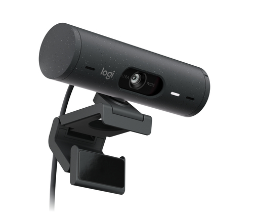 Miniatura 3 de Cámara web Logitech Brio 500 4 MP, 1920 x 1080 Pixeles, 60 fps, Micrófono, USB, Grafito