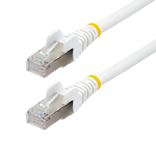 Patchcord StarTech.com NLWH-75F-CAT6A-PATCH Cat6a, 22.9 m, S/FTP (S-STP), Blanco
