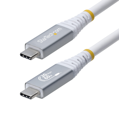 Cable USB StarTech.com USB C a USB C, Blanco