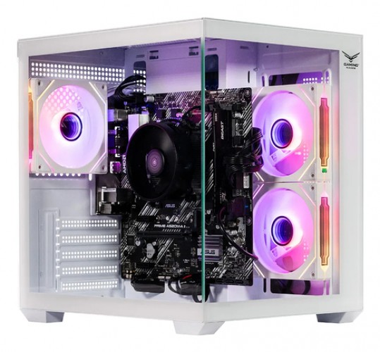 Gabinete Naceb Technology Na-0636 Tower, PSU No, Vent. 1x 120 mm, Blanco