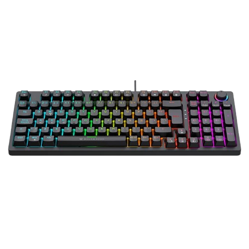 Miniatura 4 de Teclado Gamer Mecanico Balam Rush Dominate X Pro GK777, RGB, Switch Rojo, USB, Negro