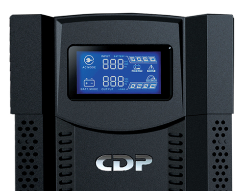 Miniatura 2 de No Break CDP UPRS1508 1.5 kVA / 1050 W, Entrada 145 V, 8 salidas AC, Negro