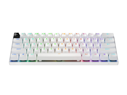 Miniatura 5 de Teclado Logitech G PRO X 60 Inglés, Inalámbrico y alámbrico, RF inalámbrico + bluetooth, Interruptor mecánico, LED RGB, Blanco