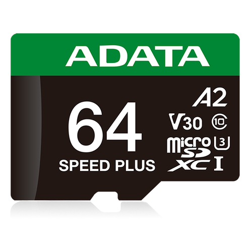 Memoria ADATA Speed Plus 64 GB, Velocidad 160 MB/s, Clase 10