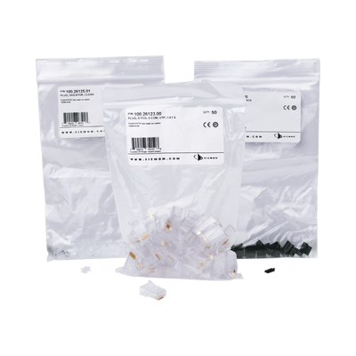 Conector Siemon P6U-8-8 RJ-45, Categoría Cat6, Blindaje de cable U/UTP (UTP), Material Policarbonato