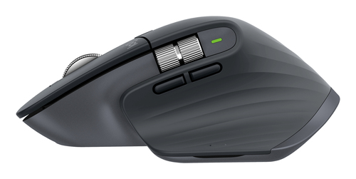 Miniatura 4 de Mouse Logitech MX Master 3S Óptico, 7 Botones, 8000 DPI, Bluetooth, 10 m, Grafito
