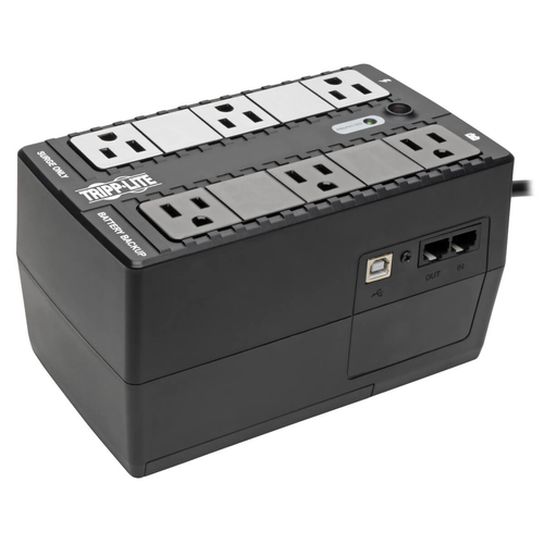 No Break Tripp Lite 0.35 kVA / 210 W, 316 J, Entrada 120 V, 6 salidas AC, Negro