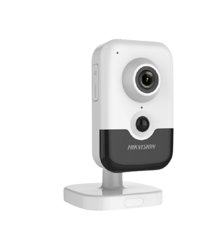 Cámara IP Hikvision DS-2CD2443G2-I 4 MP, Cubo, Wifi, MicroSD, Interior, Negro, Blanco