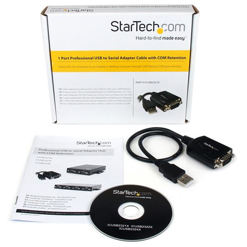 Miniatura 3 de Adaptador StarTech.com DB-9 a USB 2.0 A, Negro