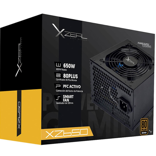 Miniatura 4 de Fuente de Poder XZEAL XZ650 650 W, ATX 80 PLUS Bronze