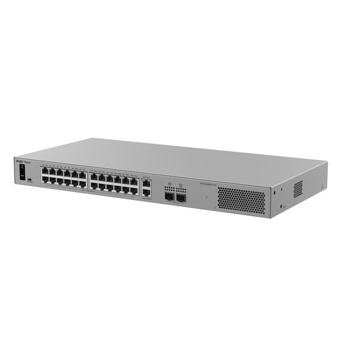 Miniatura 3 de Switch Ruijie Networks RG-ES228GS-P-V2 Gestionado, L2, RJ-45 26, Gigabit Ethernet (10/100/1000), (PoE +) 24, 24 POE, Gris