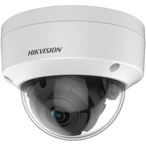 Cámara Vigilancia Hikvision DS-2CE57U0T-VPITF(2.8MM) 8.29 MP, Domo, Interior y exterior, IP67, Blanco