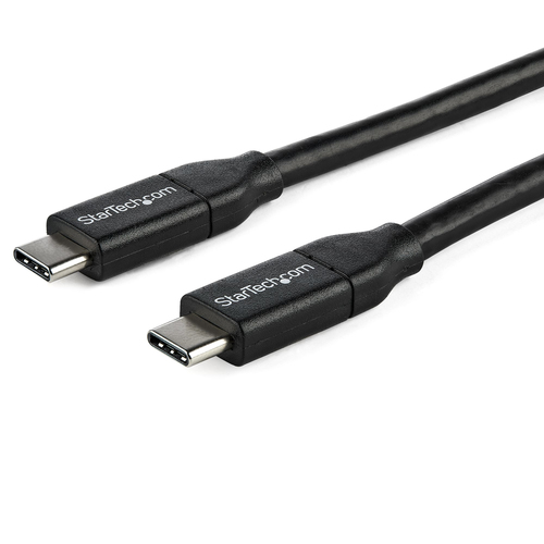 Cable USB StarTech.com USB C a USB C, 480 Mbit/s, Negro
