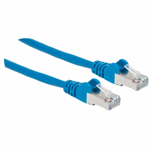 Miniatura 5 de Patchcord Intellinet Cat6a, 7.5 m, S/FTP (S-STP), Azul
