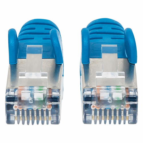 Miniatura 4 de Patchcord Intellinet Cat6a, 7.5 m, S/FTP (S-STP), Azul