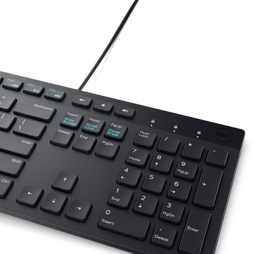 Miniatura 2 de Kit Teclado y Mouse DELL KM300C USB, Plunger key switch, Alámbrico, 1000 DPI, Negro