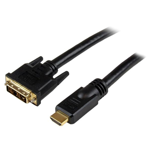 Adaptador vídeo StarTech.com HDMI a DVI-D, 7.6 m, Negro