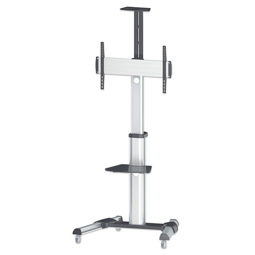 Soporte Manhattan Hasta 70", VESA max. 600 x 400 mm, 50 kg, Negro, Plata