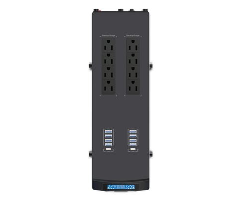 Miniatura 2 de No Break CDP GSMART1516B 1.5 kVA / 900 W, 210 J, Entrada 149 V, 16 salidas AC, Negro
