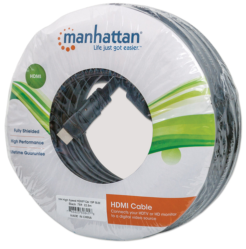 Miniatura 2 de Cable Hdmi Manhattan Cable HDMI de Alta Velocidad 22.5 m, 10.2 Gbit/s, Negro