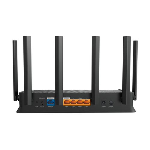 Miniatura 4 de Ruteador Inalámbrico TP-Link Archer BE400 6 ant., Wi-Fi 7 (802.11be), 4 RJ-45, 5764 Mbit/s, Negro