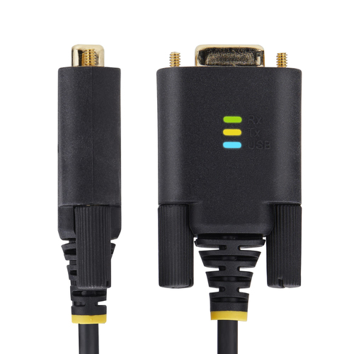 Miniatura 4 de Adaptador StarTech.com 2P6FFC-USB-SERIAL USB-A a 2 x DB-9 RS-232, Negro, Gris