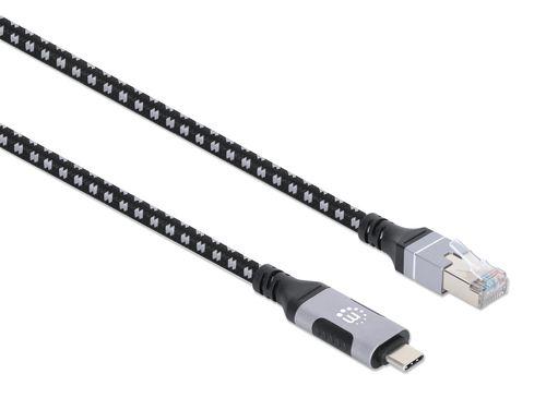 Miniatura 5 de Patchcord Manhattan 394826 2 m, Negro, Plata