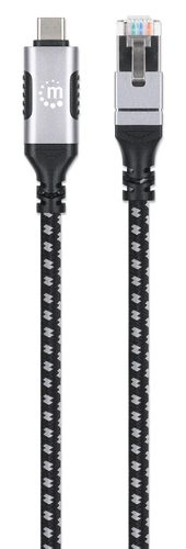 Miniatura 4 de Patchcord Manhattan 394826 2 m, Negro, Plata