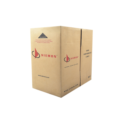Bobina Siemon 9C6M4-E3-RXA Cat6, 305 m, U/UTP (UTP), Gris
