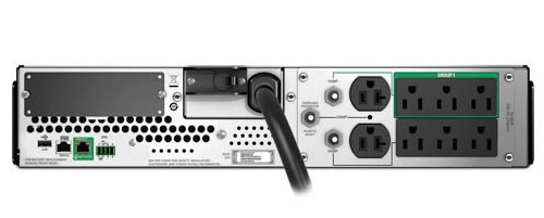 Miniatura 3 de No Break APC SMT3000RM2UC 2.88 kVA / 2700 W, 459 J, Entrada 154 V, 8 salidas AC, Negro