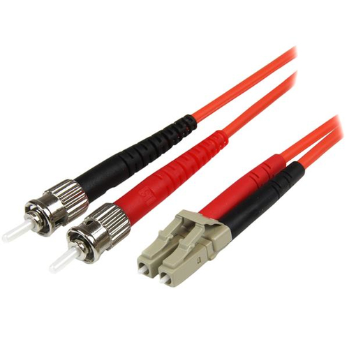 Cable StarTech.com 1 m, Fibra OM2, LC, ST, 10 Gbit/s, Naranja