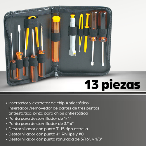 Miniatura 2 de KIT HERRAMIENTAS MANT. 11 HERRAMIENTAS