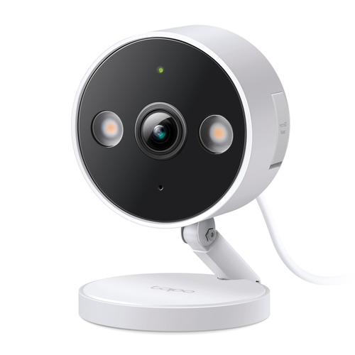 Cámara IP TP-Link Tapo Tapo C120 4 MP, Wifi, MicroSD, Interior y exterior, Blanco, Negro