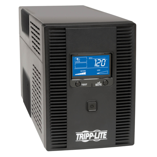 No Break Tripp Lite 1.5 kVA / 900 W, 650 J, Entrada 120 V, 10 salidas AC, Negro