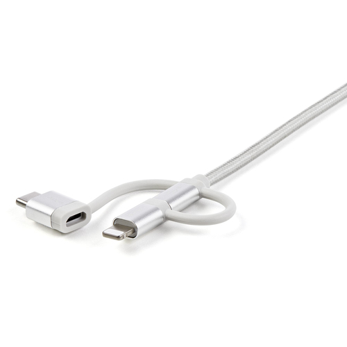 Miniatura 2 de Cable USB StarTech.com USB A a Micro-USB B, Plata