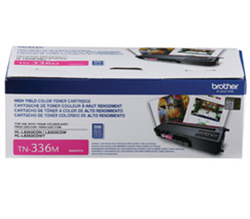 Tóner Brother TN-336M Original, Magenta, Alto rendimiento (XL)