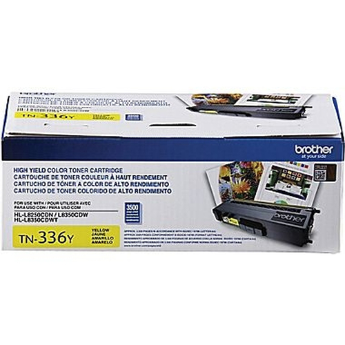 Tóner Brother TN-336Y Original, Amarillo, Alto rendimiento (XL)