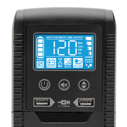 Miniatura 3 de No Break Tripp Lite 1.3 kVA / 720 W, 316 J, Entrada 120 V, 10 salidas AC, Negro