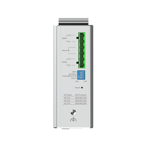 Miniatura 5 de Switch Ruijie Networks RG-NIS2100 Gestionado, L2, RJ-45 4, Gigabit Ethernet (10/100/1000), (PoE +) 4, 4 POE, Negro, Acero inoxidable