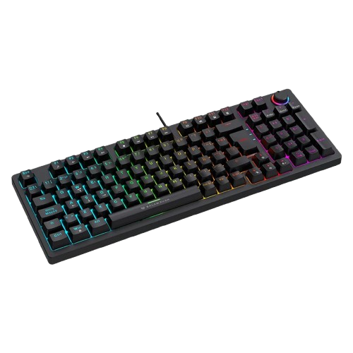 Miniatura 2 de Teclado Gamer Mecanico Balam Rush Dominate X Pro GK777, RGB, Switch Rojo, USB, Negro