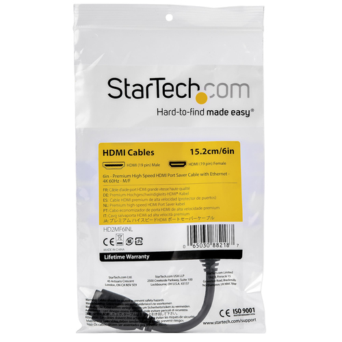Miniatura 2 de Extensor HDMI StarTech.com V. 2.0, 0.152 m, Negro